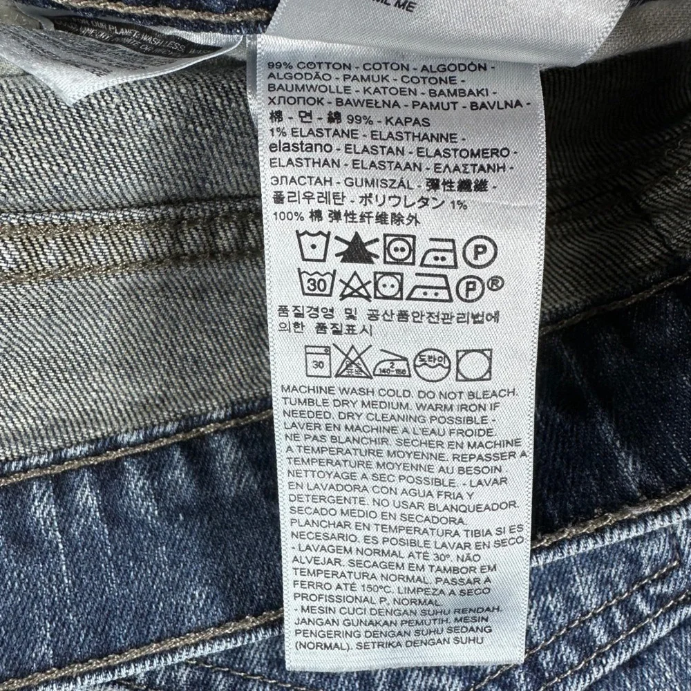 Levis 511 Slim Fit Jeans Mens 36x32 Blue Medium Wash Denim Stretch Casual
